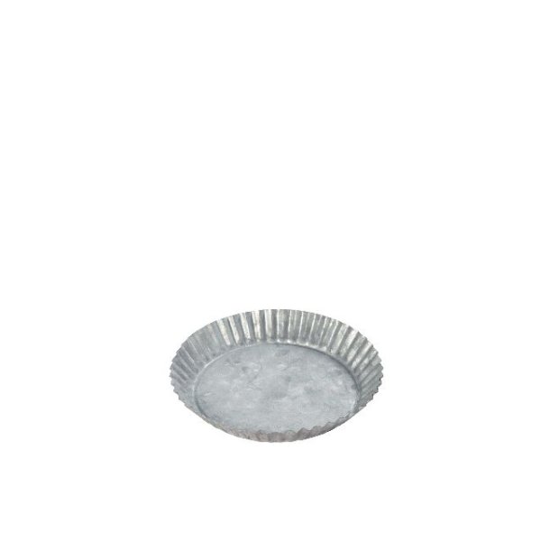 Zinkfad med rillet kant <br><br>  14 cm <br><br>