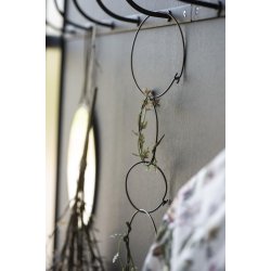 Ringe <br><br> st af 3 str. <br><br> vlg mellem zink eller messing look <br><br> 