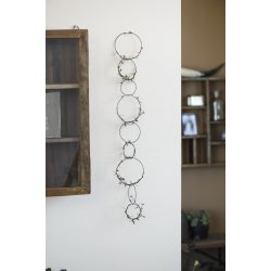 Ringe <br><br> st af 3 str. <br><br> vlg mellem zink eller messing look <br><br> 