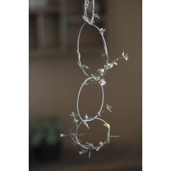 Ringe <br><br> st af 3 str. <br><br> vlg mellem zink eller messing look <br><br> 