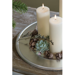 Poly rund fad <br><br> guld <br><br>  33 cm <br><br> 