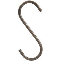 S-krog <br><br> h 7,5 cm <br><br> gylden <br><br>