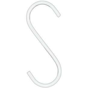 S-krog <br><br> h 7,5 cm <br><br> hvid <br><br>