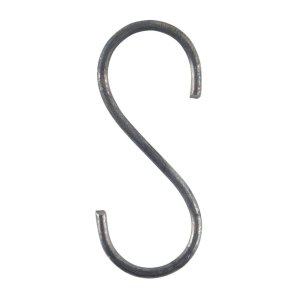 S-krog - 4 cm <br><br> gr/zink <br><br>
