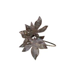 Servietring <br><br> antique messing <br><br> m. mnsterblade