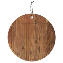 Skrebrt m. riller <br><br> rund