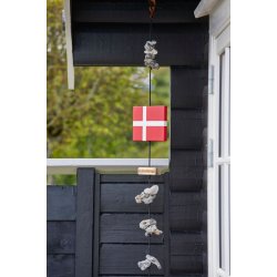 Dansk flag til SNOREN <br><br> KUN FLAG <br><br> 