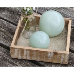 Glaskugle <br><br> iceblue -  8 cm <br><br> 