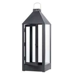 Maxi lanterne <br><br> 22,5 x 22,5 x 60 cm <br><br> Sort