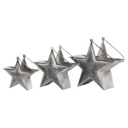 Stjernekurv m. hank <br><br> lille <br><br> antique zink <br><br> 