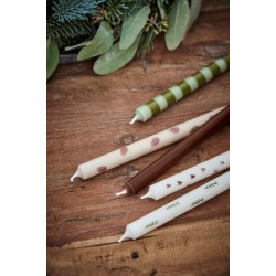 Kertelys - Svanem�rket <br><br> Brune hjerter <br><br>