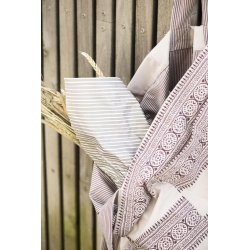 Taske <br><br> lilla / beige <br><br>