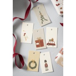 Til / Fra kort <br><br> My Nostalgic Christmas <br><br> st m. 6 stk. <br><br>