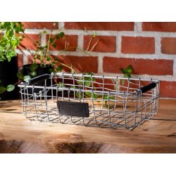 Firkantet trdbakke <br><br> mini <br><br> L34 x B22 x H10 cm <br><br>