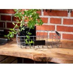 Firkantet trdbakke <br><br> mini <br><br> L34 x B22 x H10 cm <br><br>