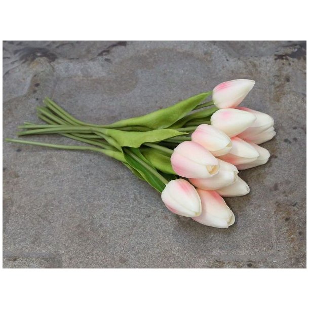 Fleur tulipaner <br><br> 27 cm <br><br> bdt. m. 12 stk. <br><br> 2. SORTERING <br><br> OBS p� beskrivelse <br><br>