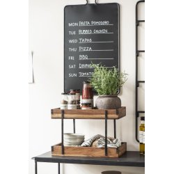 Ugekalender i metal <br><br><br> 