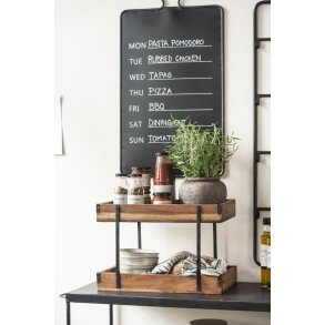 Ugekalender i metal <br><br> RESTSALG <br><br>