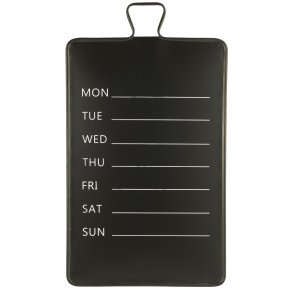 Ugekalender i metal <br><br><br> 