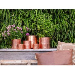 Urtepotter Kobber <br><br> rund <br><br> v�lg variant <br><br>