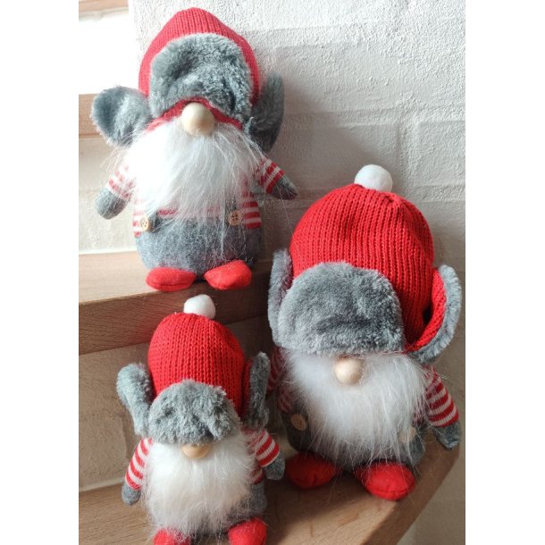 Winter santa <br><br> Stor - 25 cm  <br><br>