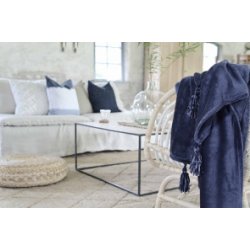 Noah plaid <br><br> 130 x 150 <br><br> marinebl